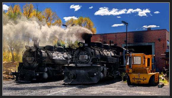 Colorado Fall Color Trip - Sep 2016 - Chama NM Train Yard 32